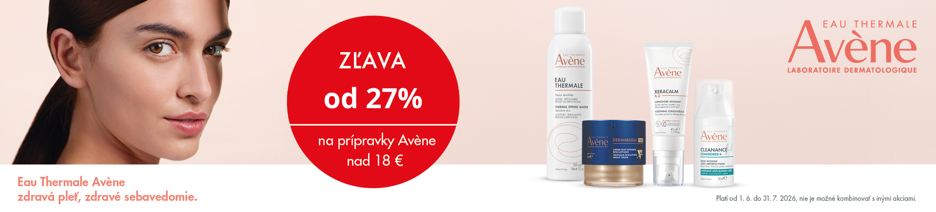 avene zlava 27percent jun 2026